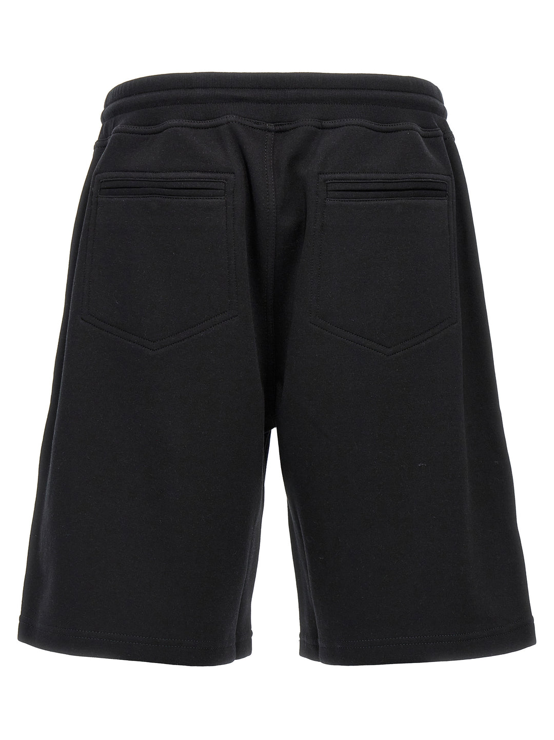 Cotton Blend Bermuda Shorts Bermuda, Short Black