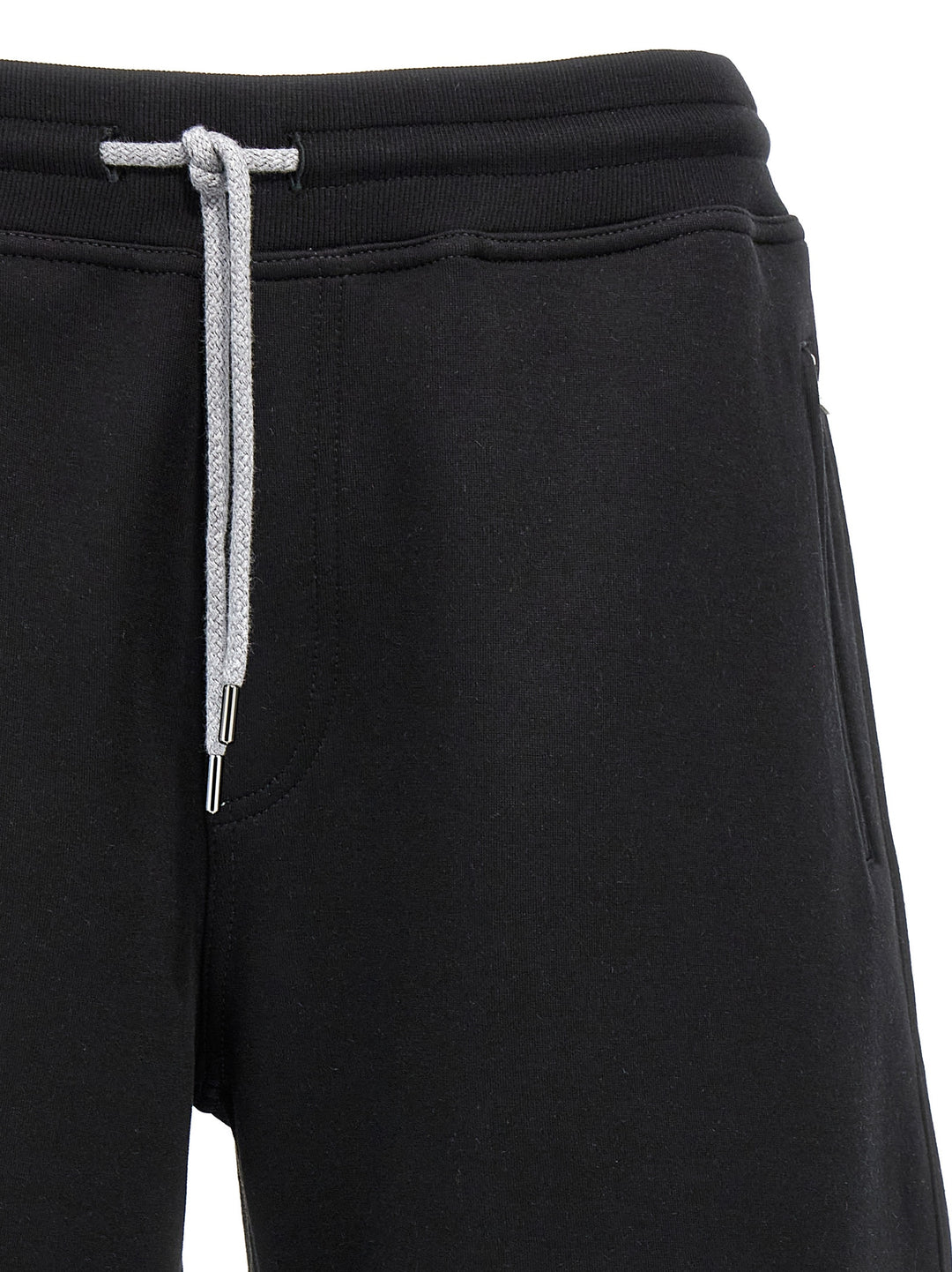 Cotton Blend Bermuda Shorts Bermuda, Short Black