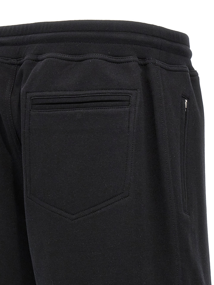 Cotton Blend Bermuda Shorts Bermuda, Short Black