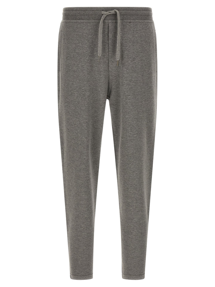 Brunello Cucinelli Cotton Blend Joggers Pants - Gray | 02334552857e3330be14481139ed9149c0f4aae4
