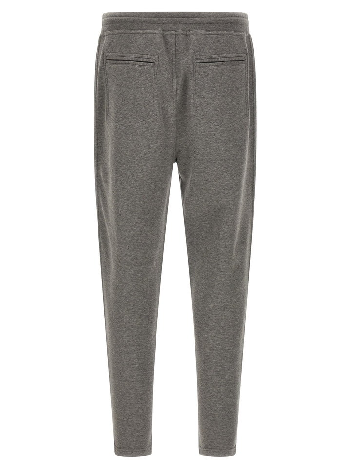 Brunello Cucinelli Cotton Blend Joggers Pants - Gray | 3f928f22e2d6ca8521741beb18ad29db34c60aeb