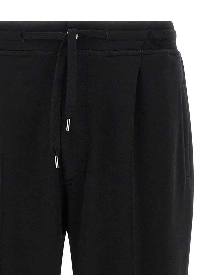 Brunello Cucinelli Crête Joggers Pants - Black | 1720781d313369b747a2fda54668e1cf5a198ace