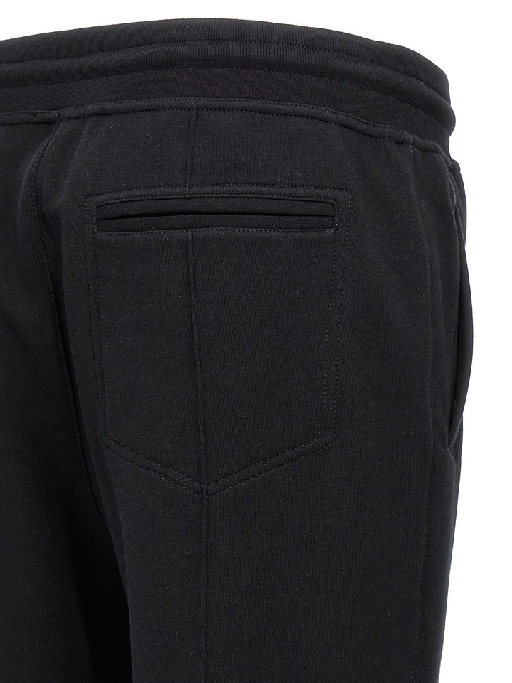 Logo Print Joggers Pants Black