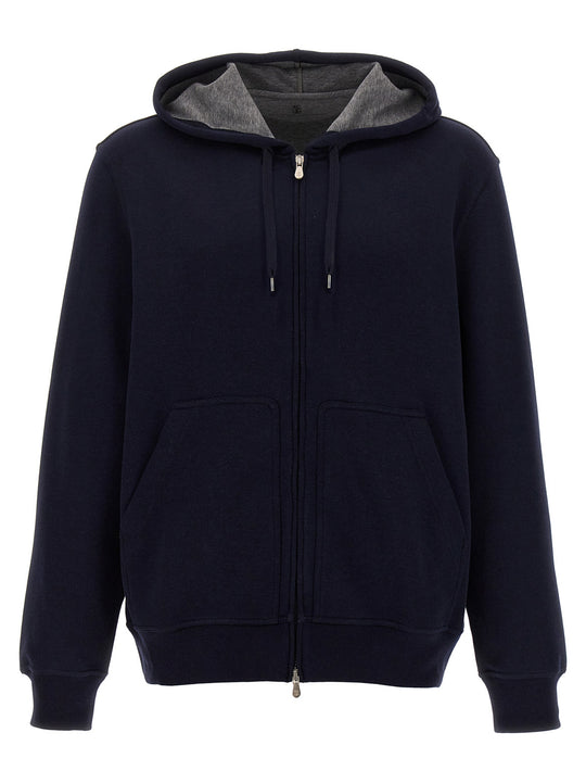Hoodie Sweatshirt Blue