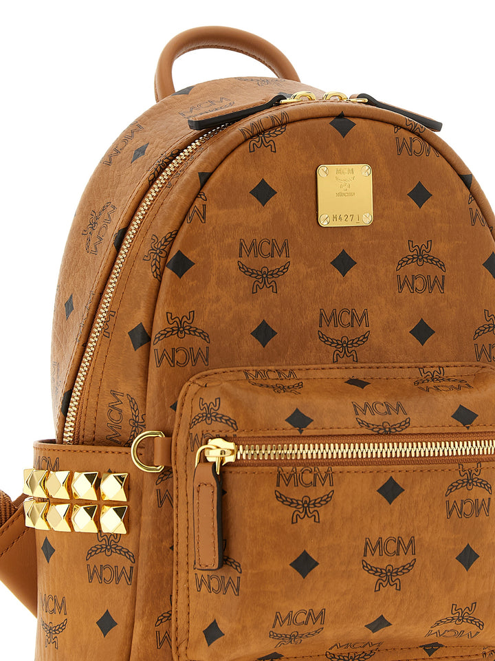 Mcm Stark Backpacks & Travels - Brown | f1c03a1cee298aba5b1dfc8957c86de84c5abbed