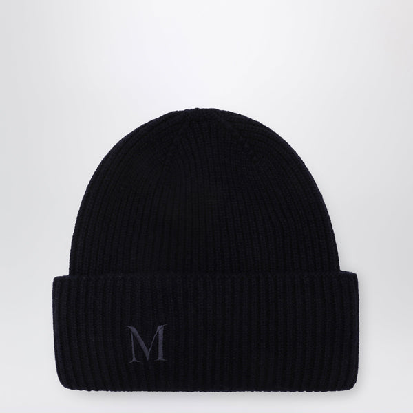 Blue Beanie In Cashmere