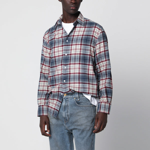 Multi-Colored Checked Cotton Shirt