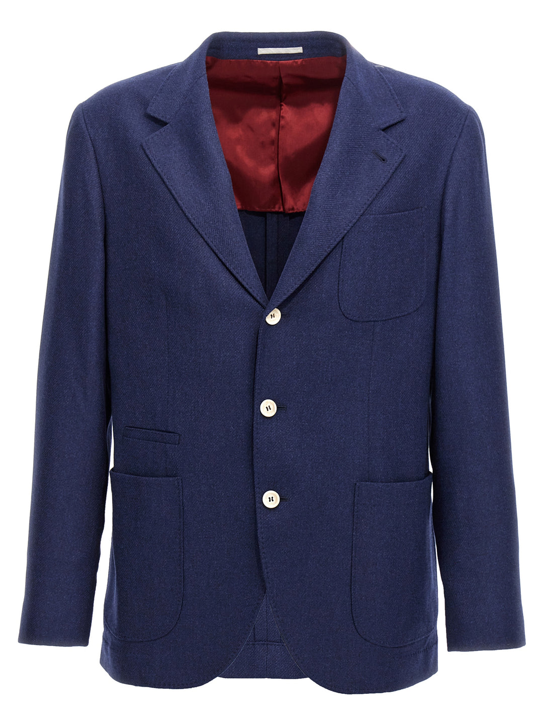 Single-Breasted Blazer Blue