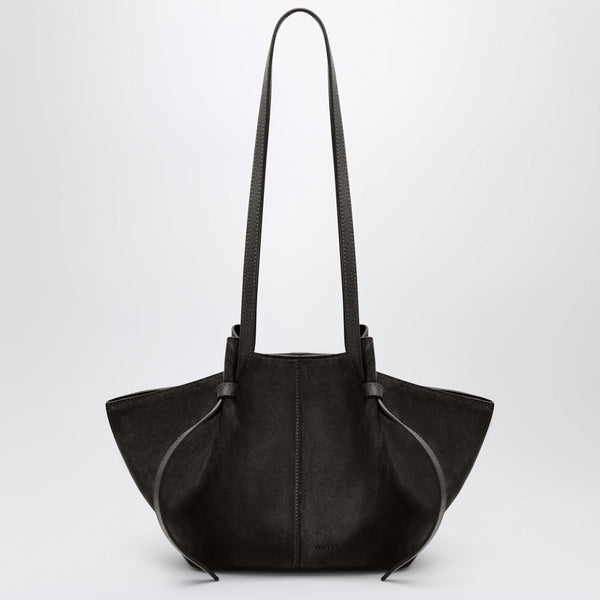 Mochi Bag In Ganache Suede Leather