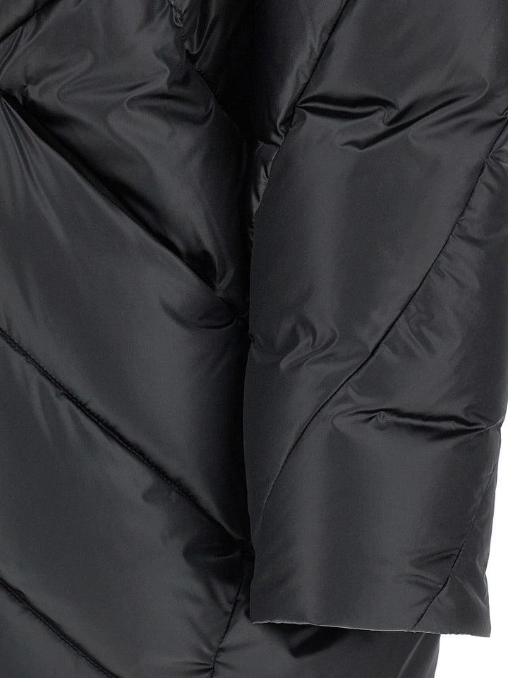 Moorer Wanita Puffer Jackets - Black | 56d18079b7aa9f6329f6eb84d491d03d531b59ee