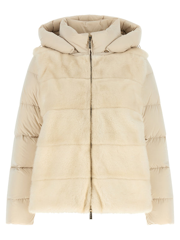 Morzine Puffer Jackets White