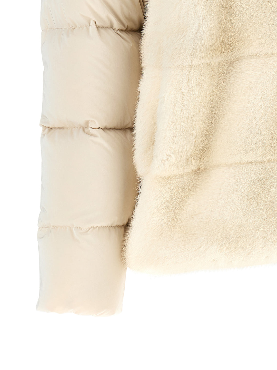 Moorer Morzine Puffer Jackets - White | 18a3dc51e64496e7b6abbc4085233d4be283512d