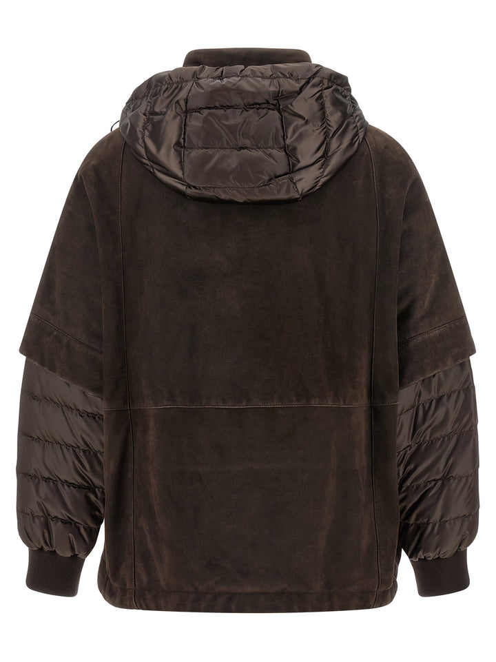 Moorer Elite Puffer Jackets - Brown | aa2f1114c72129c28725d6ec2eead790fa90c9a2