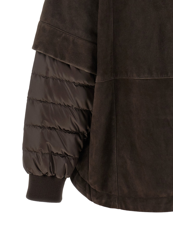 Moorer Elite Puffer Jackets - Brown | 58cda57420114c60c94940ece9f192ae443b5811