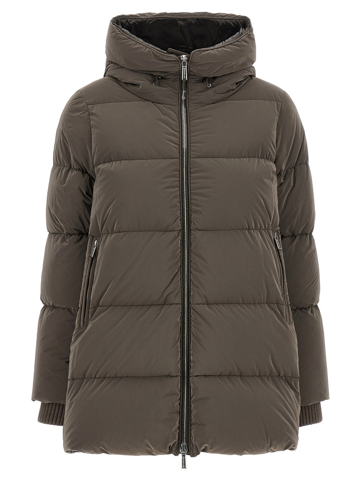 Moorer Carinzia Puffer Jackets - Brown | 545f2871f3713eef50c58b9175656abcdbe073ad