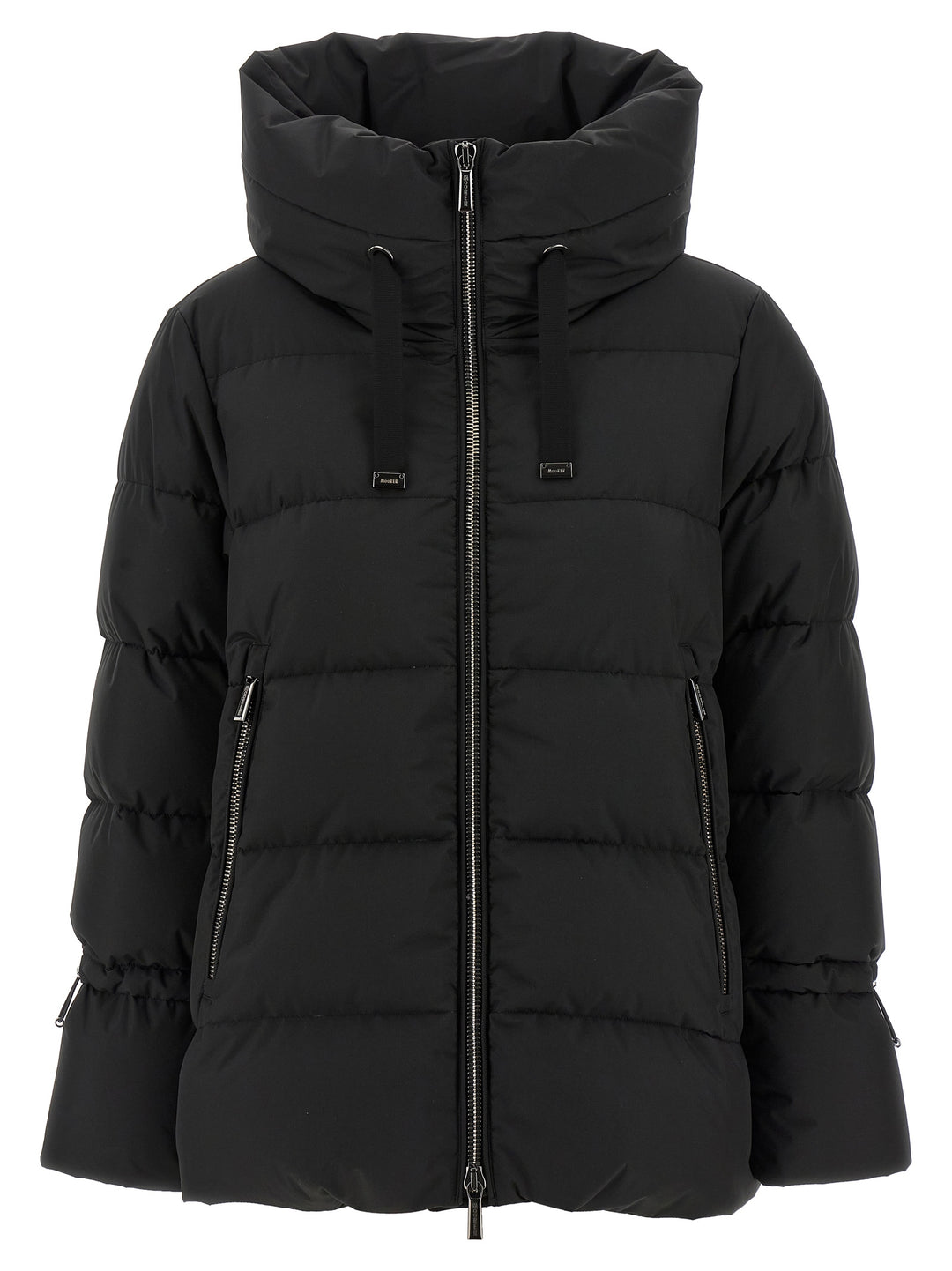 Moorer Gadia Puffer Jackets - Black | 853f9e3761db77a30fa67a1ffafac229b4e8ef06