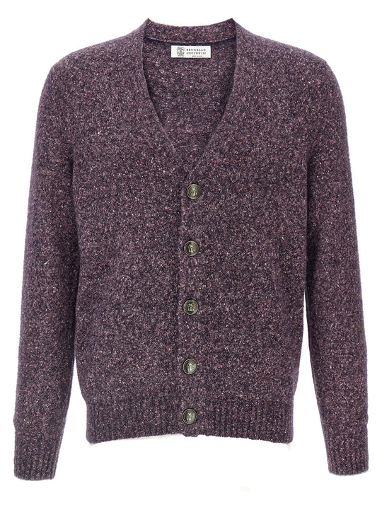 Buttoned Cardigan Sweaters And Cardigans Purple