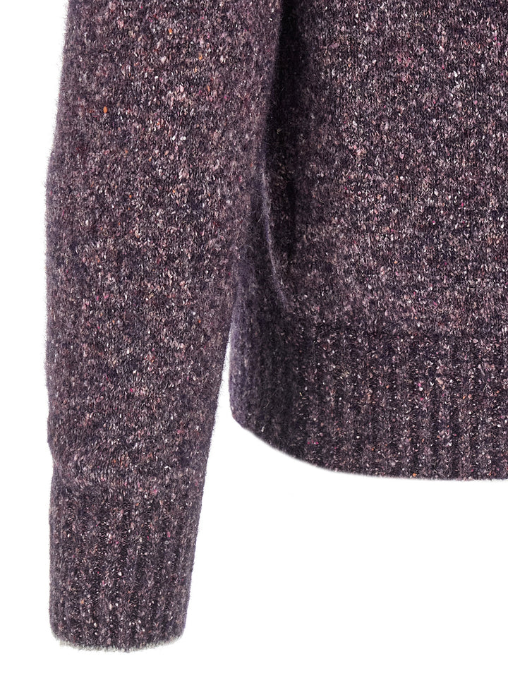 Brunello Cucinelli Buttoned Cardigan Sweaters and Cardigans - Purple | e1675c2643a56243577640aedd1bb30891d572cc