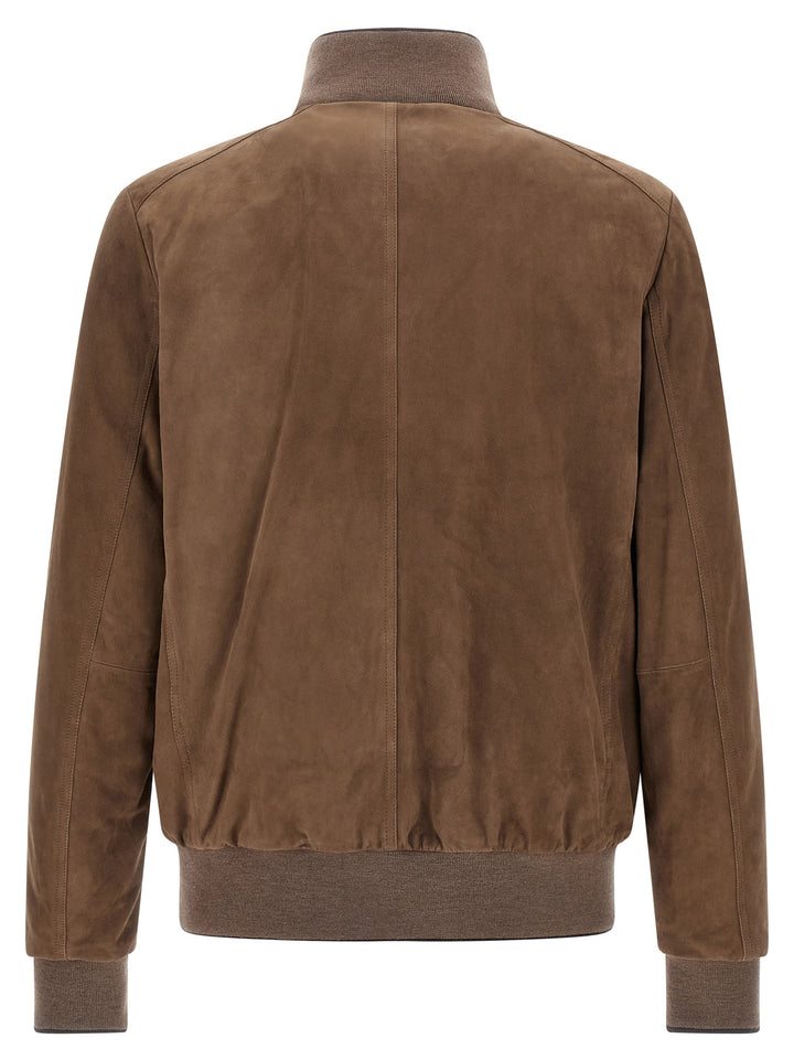 Moorer Adelsio Puffer Jackets - Brown | 555c2e4fe5a93dab98fe6a29bf6606b74799865a