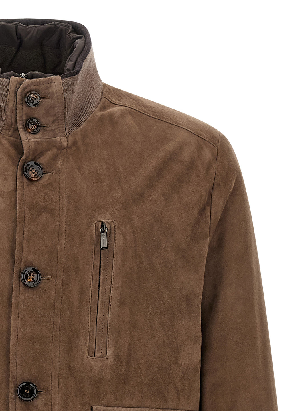 Moorer Adelsio Puffer Jackets - Brown | 7e38525b2ed98b5c418c0c34a742f9369306b0b7