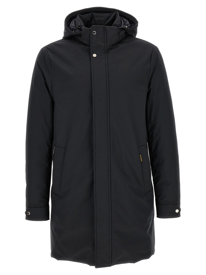 Moorer Vermont Puffer Jackets - Blue | 880f2af92baeab0758dd60579fcdb671e4a34bbd