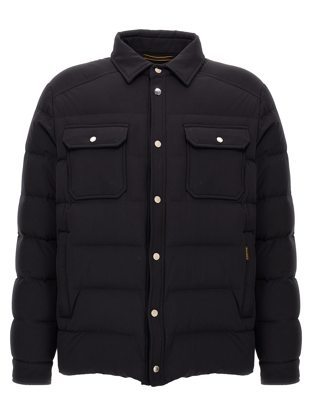 Moorer Veton Puffer Jackets - Blue | 2915f6b9f01bac8029a787c021d5830ab9f065e4