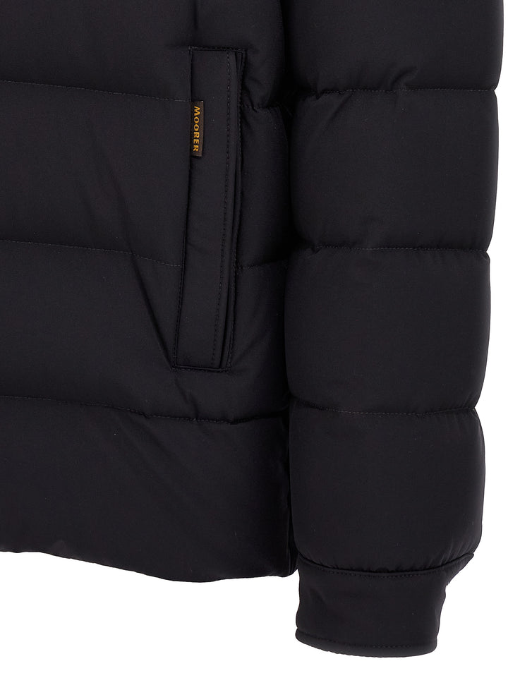 Moorer Veton Puffer Jackets - Blue | 0bc078ce4d817b49052e7b0148ff36b4dbcc7ee7