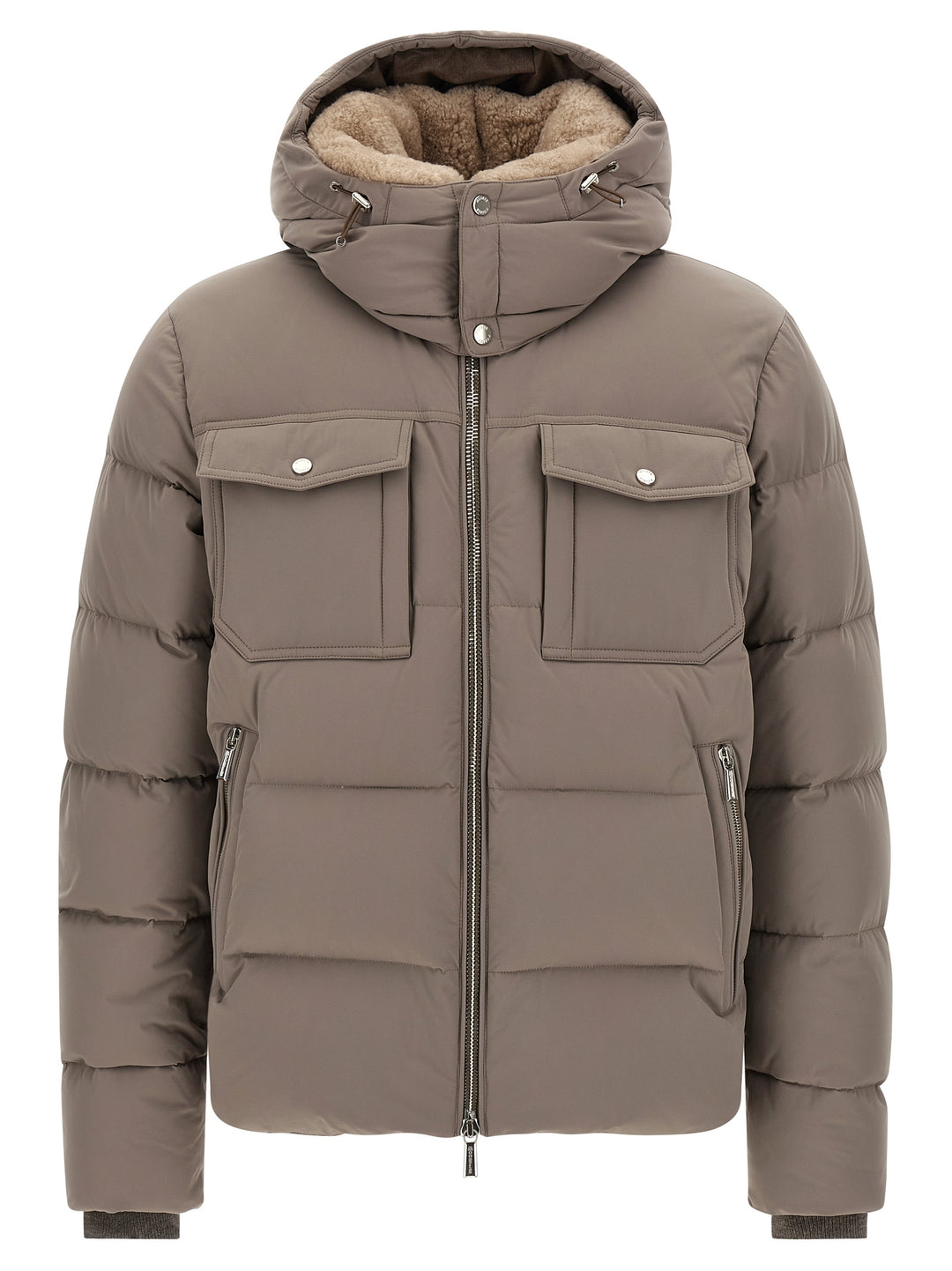 Moorer Alarick Puffer Jackets - Gray | eec61d8e75f37e8c2b5e8af0963235d39addcb85