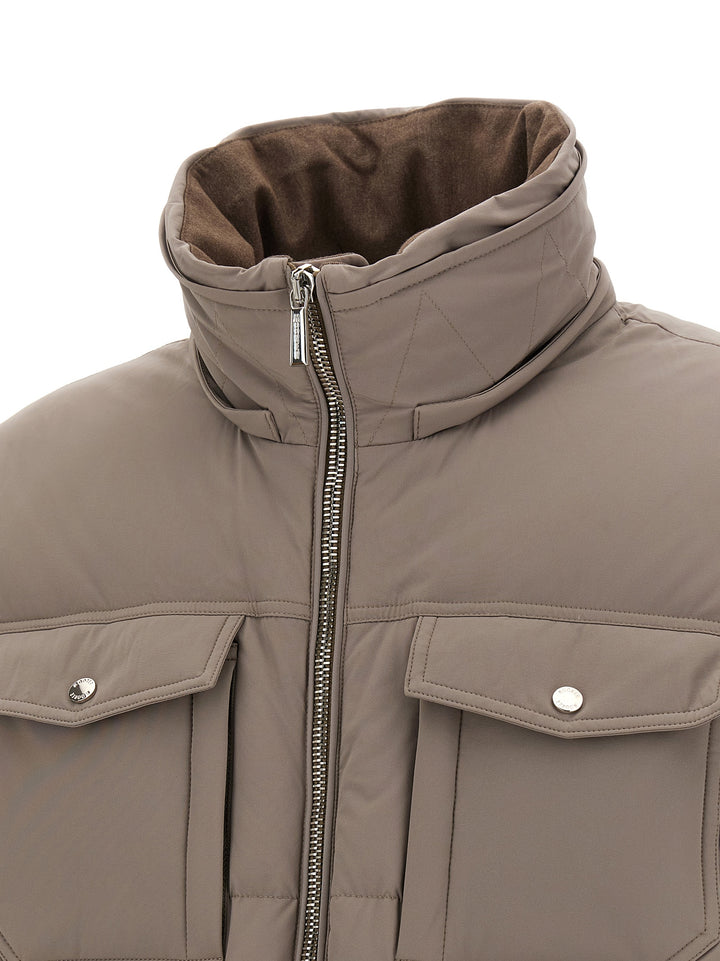 Moorer Alarick Puffer Jackets - Gray | ba54cb72a55f9291038ce0be93def48e4b889492