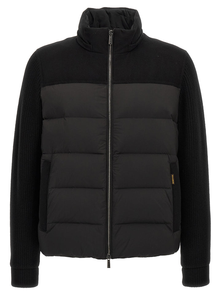 Moorer Allori Puffer Jackets - Black | e60a94051fdeee68ed63f20ff55b73cea62f09b9