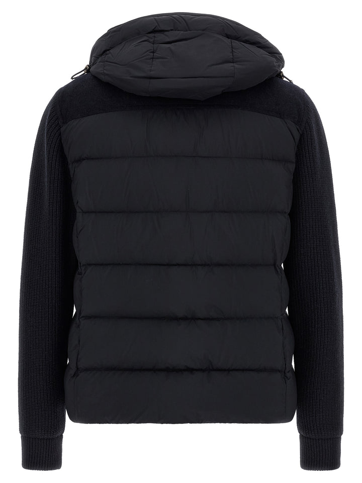 Moorer Allori Puffer Jackets - Blue | 87c6e02dd3975233d52cdc437344512e9159e5a1
