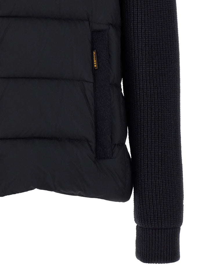Moorer Allori Puffer Jackets - Blue | 13a3324da5dd020d0cbb6c2f269e0f75f090eef1