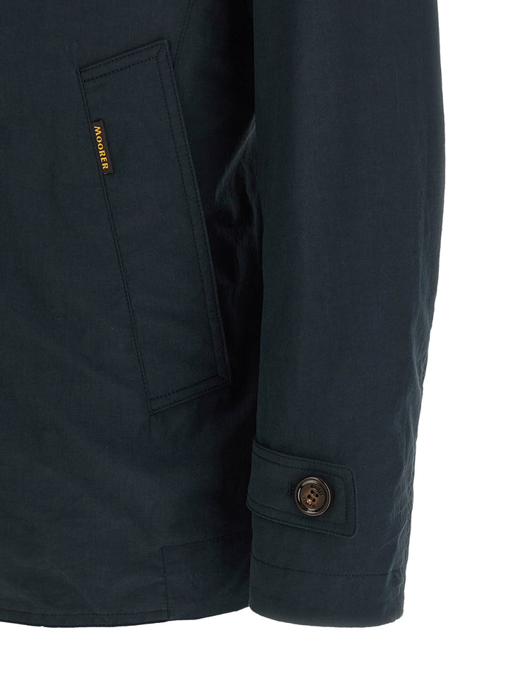 Moorer Scap-Arqua-Wfc Coats and Trench Coats - Blue | 008860a78873218e9721fb2fbb1391e145bee7c7