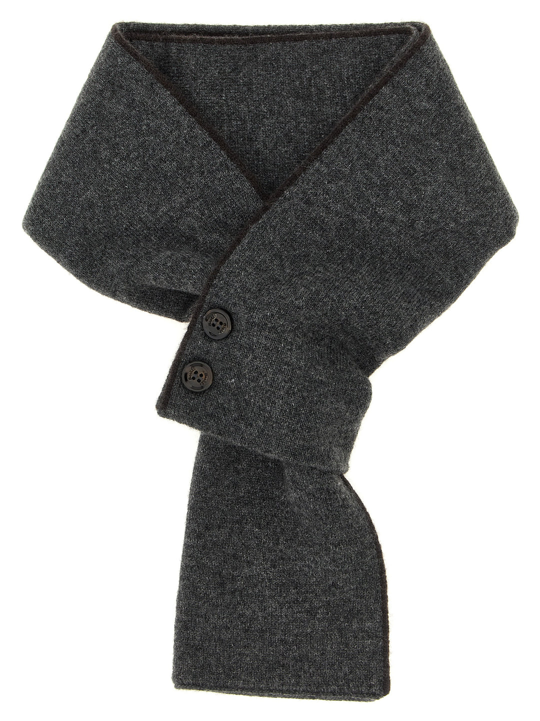 Moorer Cashmere Scarf Scarves and Foulards - Gray | 03b99933b0238f5b0063e0575249d952fdf712c9