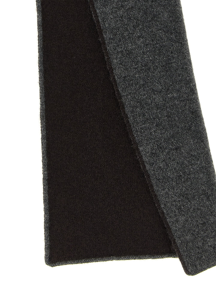 Moorer Cashmere Scarf Scarves and Foulards - Gray | 842dd9920e3d1d8fbb08a54c3c1766611bb85d72