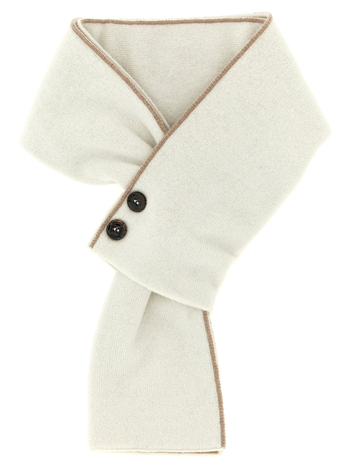 Moorer Cashmere Scarf Scarves and Foulards - White | ca4af0571f9fdbe99d70d86ffc19f5dbceb7fe92