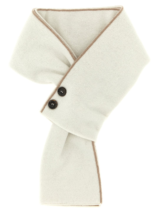 Cashmere Scarf Scarves And Foulards White