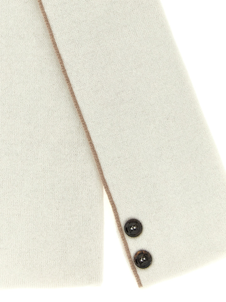 Moorer Cashmere Scarf Scarves and Foulards - White | a59e4781af813046a4eba83f0722d213257e7a27