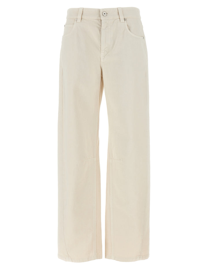 Dyed Jeans Beige