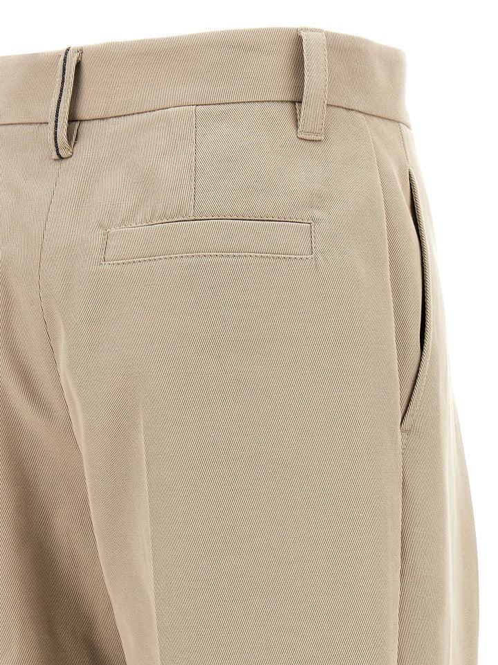 Canvas Pants Beige