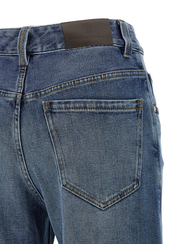 Brunello Cucinelli Contemporary Loose Jeans - Blue | c72b096f6828ef8155085968ac08427274021760