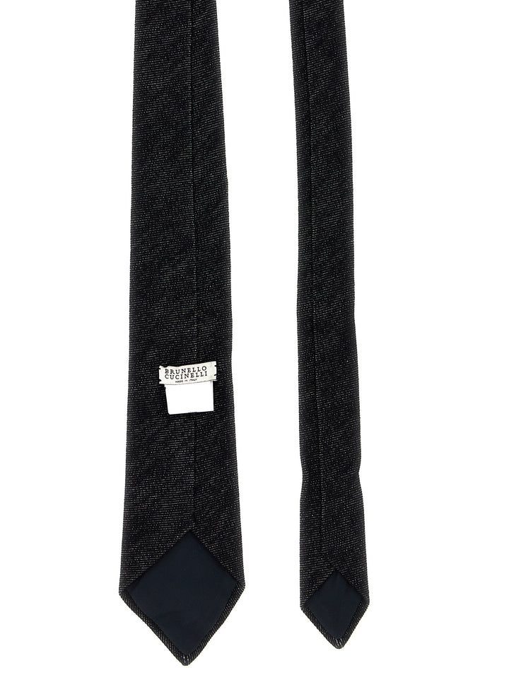 Denim Tie Ties, Papillon Blue