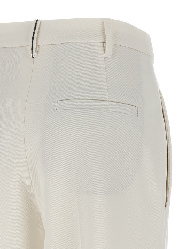 Brunello Cucinelli Slouchy Pants - White | 4279a4200811732488b224875044e357e46a9f35