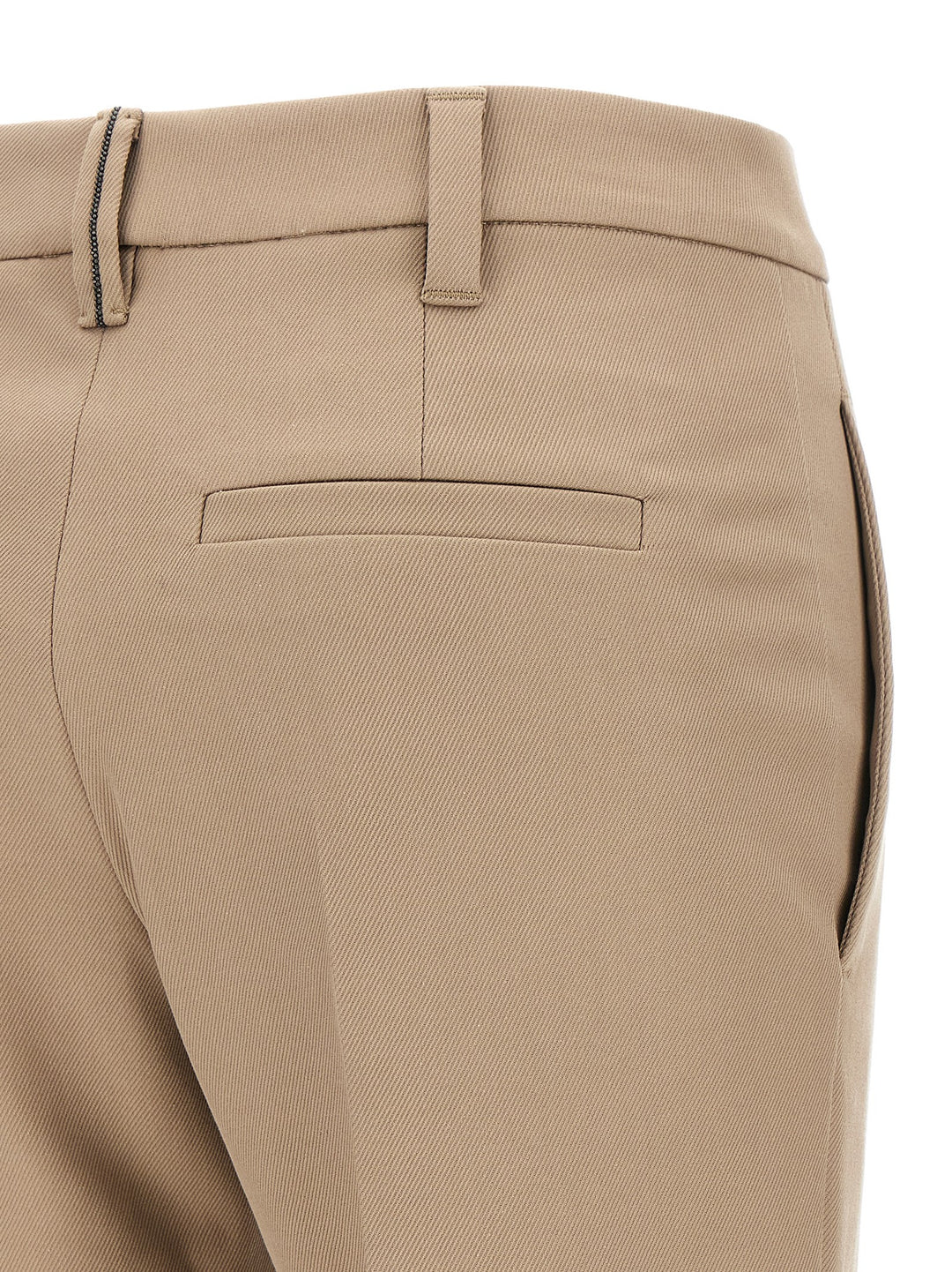 Brunello Cucinelli Monile Cotton Pants - Beige | 10e6d7cea68a1220f6d2b9bd57d1efbe294984cd