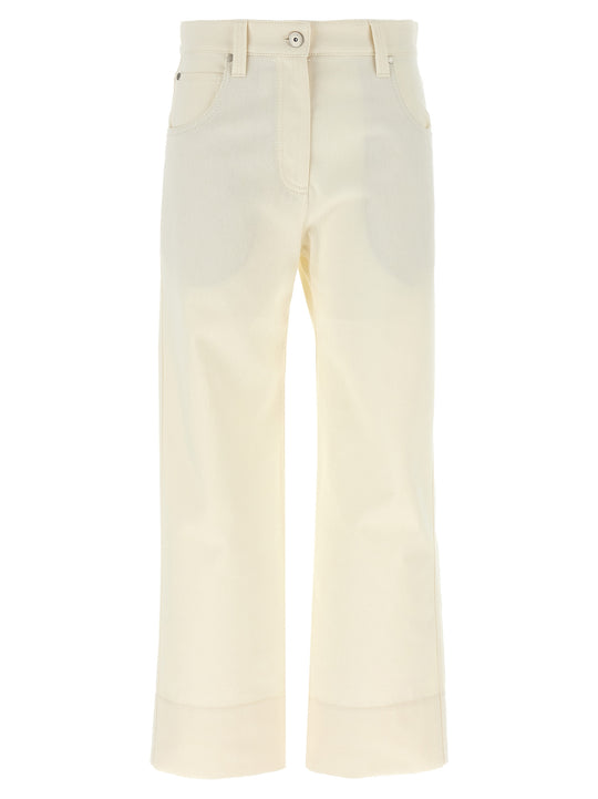 Monile Crop Pants Beige