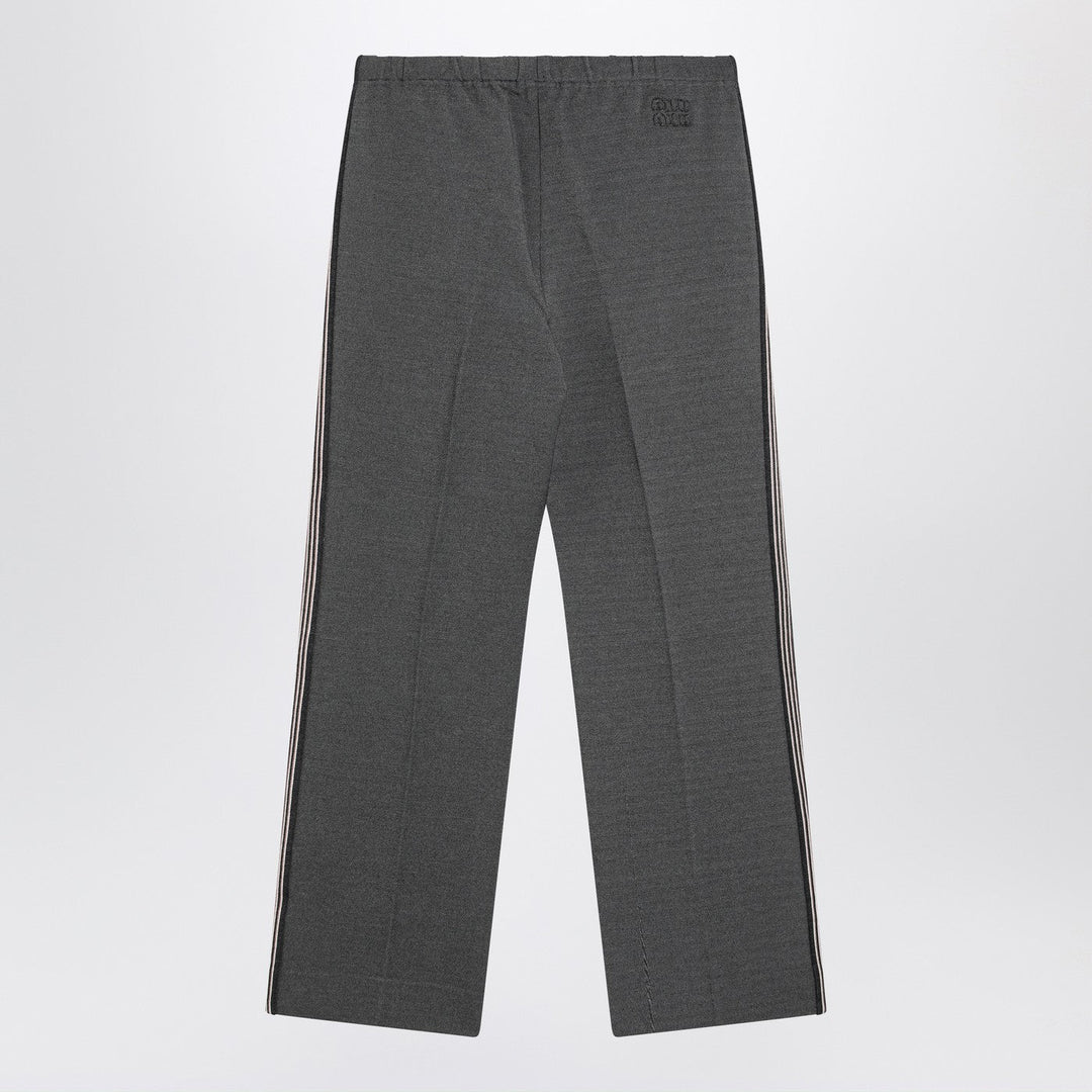 Miu Miu Pants - Grey | a6fb23436c1bda1b0fe3e58af9ce7d3720fda4d9