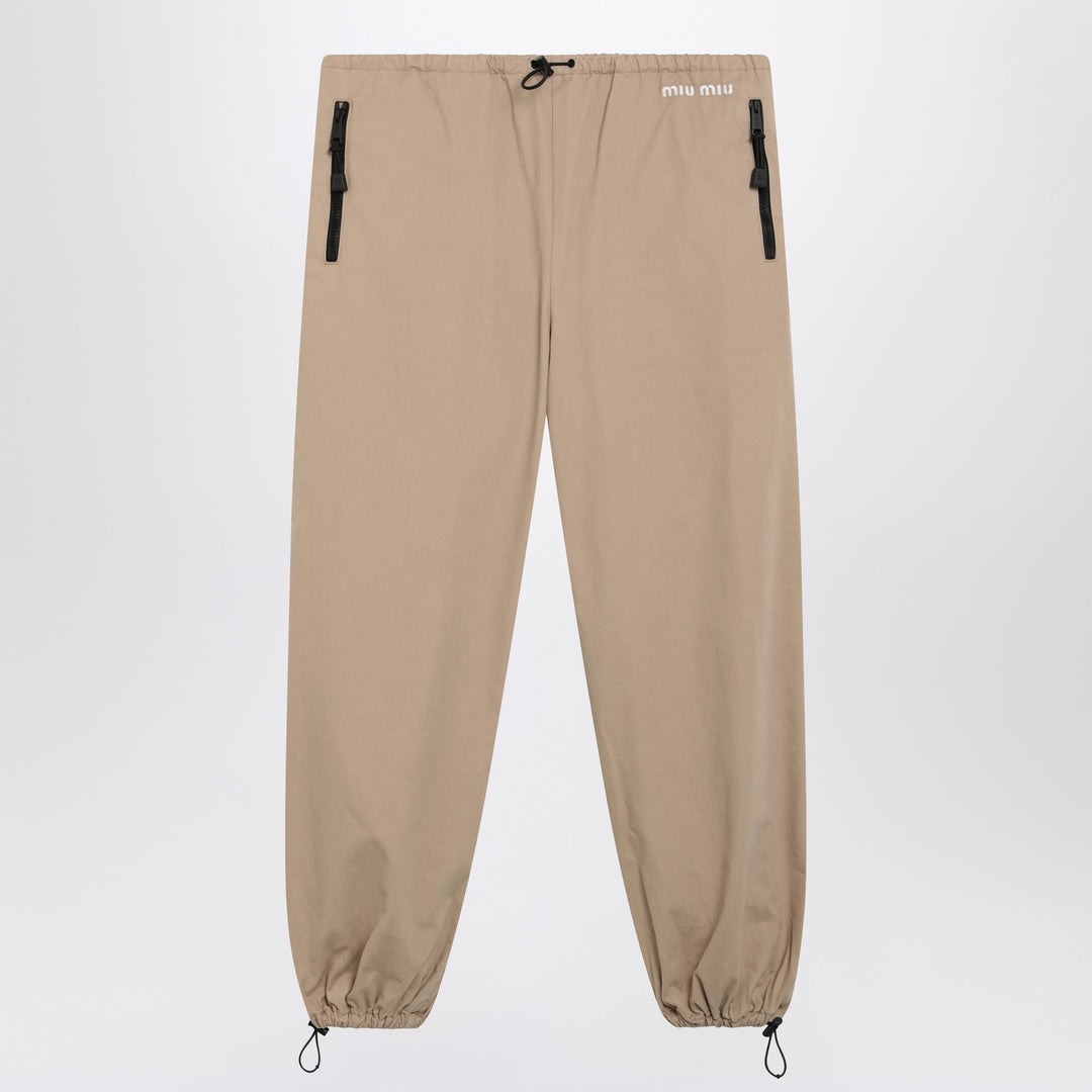 Miu Miu Pants - Beige | d2dcc397d689c887cf0cbb663ab6fb27271e8e24