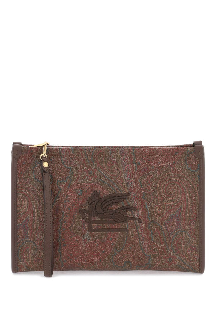 Paisley Pouch With Embroidery