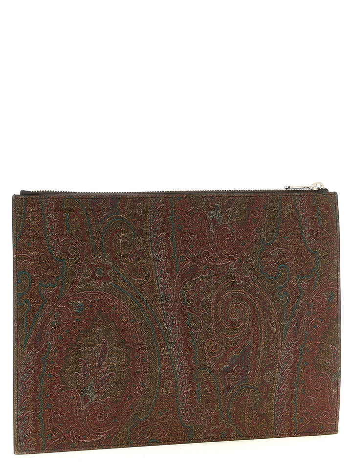 Etro Essential Arnica Clutch - Brown | 8d906f1d9fae1038d68d16d88a9e8b26e630f8d4
