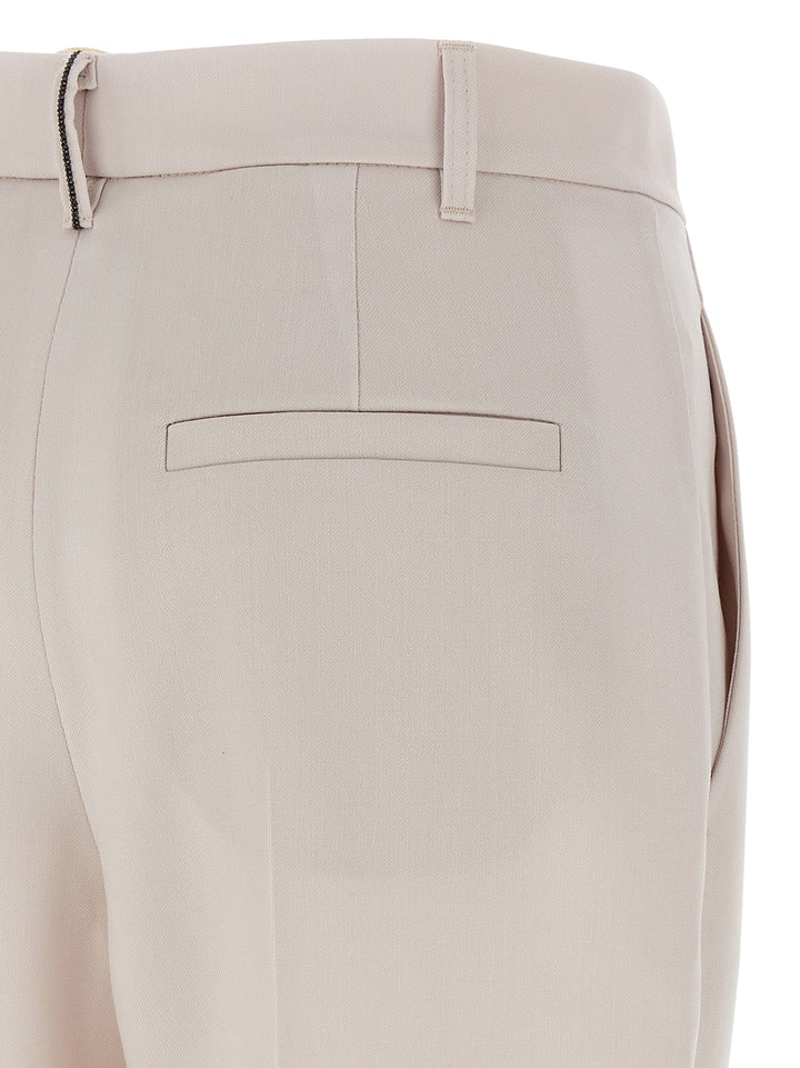 Brunello Cucinelli Wool Pants - White | 6c7c5a662e5229e73320f7602e4db12dc00b120e